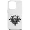 Wholesome Sketch Co Custodia per iPhone 13 Pro Opera d'arte Cerberus Hellhound Dark Fantasy Underworld Beast