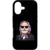 Vintage Retro Knitting Cute Lover Women Custodia per iPhone 17 Filato quadrato per uncinetto Charles Darwin Evolution Theory Granny