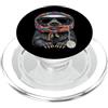 Vintage Retro Knitting Cute Lover Women Honey Badger Ratel Granny - Filato quadrato per uncinetto PopSockets PopGrip per MagSafe