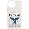 Nature Before Bots Custodia per iPhone 15 Umorismo retrò da attivista oceanico contro la protesta contro le balene