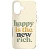 Motivational Verse Co Custodia per iPhone 17 Felice è il nuovo ricco positivo citazione umorismo familiare
