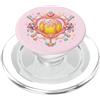 Softball Girls Outfits with Drip Style Softball Kawaii Cuore Pastello Carino Pipistrelli Dolce Sport PopSockets PopGrip per MagSafe