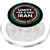 Woman Life Freedom Iran Unity For A Free Donna Vita Libertà Iran Unità per un Iran libero PopSockets PopGrip per MagSafe