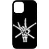 Vintage Skeleton Drummer Rock Band Conce Custodia per iPhone 12/12 Pro Scheletro batterista Suonare la batteria Rock Band Concerto Batteria