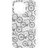 Mint Violet Designs Custodia per iPhone 14 Pro Max Design a tema ciclismo con arte minimalista della bicicletta