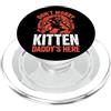 Alpha Wolf Don't Worry Kitten Non preoccuparti, Kitten Daddy è qui, meme maschile Alpha Wolf PopSockets PopGrip per MagSafe