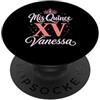 Mis Quince Vanessa Tees Mis Quince Vanessa 15 Quinceanera Messicano Compleanno XV Festa PopSockets PopGrip Adesivo
