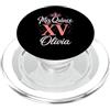 Mis Quince Olivia Tees Mis Quince Olivia 15 Quinceanera Messicano Compleanno XV Festa PopSockets PopGrip per MagSafe