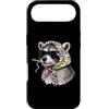 Vintage Retro Knitting Cute Lover Women Custodia per iPhone Air Filato quadrato per uncinetto Raccoon Opossum Street Cat Granny