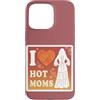 Modernes Damen t-shirt Herren Geburtstag Custodia per iPhone 15 Pro Max I Love Hot Moms Boho T-Shirt Uomo Donna Frase Divertente