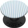 Preppy & Pretty Stripes azzurro a righe femminili sottili strisce preppy estetico PopSockets PopGrip Adesivo