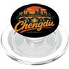 China Souvenir Gift Regalo simbolo di viaggio vintage di Chengdu in Cina PopSockets PopGrip per MagSafe