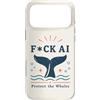 Nature Before Bots Custodia per iPhone 17 Pro Max Umorismo retrò da attivista oceanico contro la protesta contro le balene