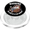 Funny Fathers Day Designs Divertente pigro sonno scherzo uomini papà padre zio zob PopSockets PopGrip per MagSafe