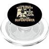 Baseball Player Gifts Baseball Catcher T Design Divertente Baseball Catcher Backstop PopSockets PopGrip per MagSafe