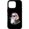 Vintage Retro Knitting Cute Lover Women Custodia per iPhone 16 Pro Filato quadrato per uncinetto Charles Darwin Evolution Theory Granny