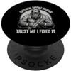Emotion Support Mechanic Humor Gear Head Meccanico di supporto emotivo Trust I Fixed It Car Guys PopSockets PopGrip Adesivo