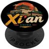 China Souvenir Gift Vintage Xian China Viaggio Souvenir Landmark Gift PopSockets PopGrip Adesivo