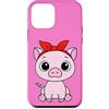 Wistful Custodia per iPhone 12 mini Carino Piggy Rosa Maiale