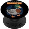 Duck Breeds Waterfowl Animal Cute Ducks Cartone animato Anatra Uccelli acquatici Amante Animali Anatre Carine PopSockets PopGrip Adesivo