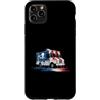 Paint Dripping Patriotic 4th of July US Custodia per iPhone 11 Pro Max Ice Cream Truck Bandiera Americana USA Drip Graffiti Amante
