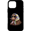 Vintage Retro Knitting Cute Lover Women Custodia per iPhone 16 Pro Max Bigfoot Sasquatch Yeti Granny - Filato quadrato per uncinetto