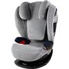 Elternstolz Coprisedile estivo universale, grigio, adatto per Cybex Pallas S-fix Pallas M-Fix Solution S-fix Solution M-fix Solution Sifix (Solution S S2 M Fix Sifix)