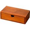 YWJLQH Organizzatore Della Scrivania con Cassetto Del Cassetto in Legno, 20cmx12cmx7cm