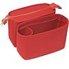 Soyizom Felt Bag Organizer Insert Bag in Bag per Tote Bag Con 2 confezioni Misura in Neonoe e altre Borse a secchiello-Rosso