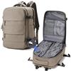 suradar Zaino Ryanair Sottovuoto da Viaggio con Pompa Integrata Wizzair Eurowings Vueling, Zaino con Sottovuoto Incorporato 40x30x20 Aereo Bagaglio a Mano 40x30x20 Travel Vacuum Backpack Kaki