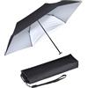 Knirps Ombrello tascabile US.050 Ultra Light Slim Manual, Night With Silver Coating - Protezione UV e calore, 90 cm