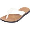 Generico Infradito Uomo Estiva 38-44 EU in Gomma e Pelle Ciabatte Mare Elegante Basse Pantofole Casa Doccia Antiscivolo Slippers Hawaiana Casual Flip Flop Comode per Spiaggia Piscina Viaggio Outdoor,Bianco,43