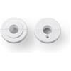 FAS, cacliobalilla, ricambi FAS BOCCOLA F65 per aste passanti colore BIANCO 1BOC0160B