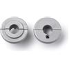 FAS, cacliobalilla, ricambi FAS 8PZ BOCCOLE F65 per aste passanti colore GRIGIO 1BOC0160Gx8