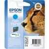 Epson C13T07124012 T071 Serie Ghepardo, Cartuccia originale getto d'inchiostro DURABrite Ultra, Formato Standard, ciano