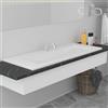 Vidaxl Lavabo da Incasso 101x39,5x18,5 cm in Ceramica Bianco