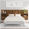 Vidaxl Testiera Letto con Comodini Rovere Fumo in Legno Multistrato