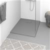 Vidaxl Piatto Doccia in SMC Grigio 90x70 cm