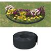 Vidaxl Bordature da Giardino 5 pz Nere 10 m 20 cm in Polietilene