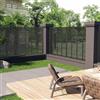 Vidaxl Recinzione a Persiana in WPC 180x180 cm Grigio Scuro