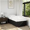 Vidaxl Giroletto senza Materasso Nero 90x190 cm in Tessuto