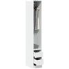Vidaxl Armadio Bianco 30x50x200 cm in Legno Multistrato