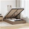 Vidaxl Struttura Letto Pouf senza Materasso 120x200 cm Similpelle