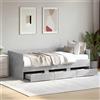 Vidaxl Divano Letto con Cassetti senza Materasso 100x200 cm