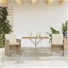 Vidaxl Set da Bistrò 3 pz con Cuscini Beige in Polyrattan