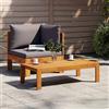 Vidaxl Set Divani da Giardino 2pz con Cuscini Legno Massello di Acacia