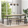 Vidaxl Tavoli da pranzo 180 x 90 x 75 cm Legno ingegnerizzato