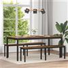 Vidaxl Tavoli da pranzo 180 x 90 x 75 cm Legno ingegnerizzato