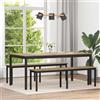Vidaxl Tavoli da pranzo 180 x 90 x 75 cm Legno ingegnerizzato