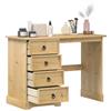 Vidaxl Toeletta Corona 104x47x75 cm in Legno Massello di Pino